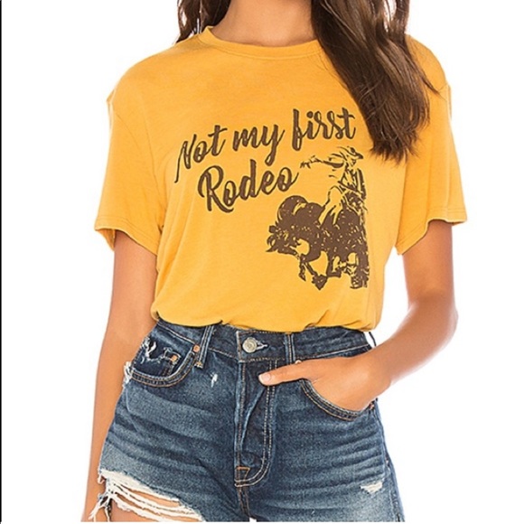 Show me Your Mumu Coalson Tee Size Small Not My First Rodeo - Picture 3 of 4